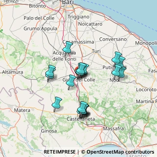 Mappa Via Canova Antonio, 70023 Gioia del Colle BA, Italia (12.808)