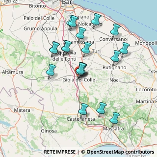 Mappa Via Calzolai, 70023 Gioia del Colle BA, Italia (15.1055)