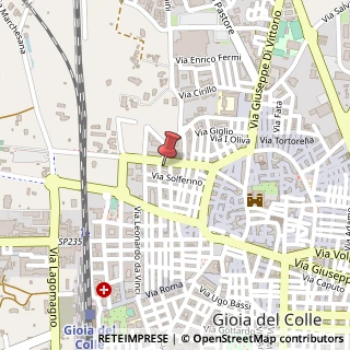 Mappa Via Gabriele d'Annunzio, 45, 70023 Gioia del Colle, Bari (Puglia)