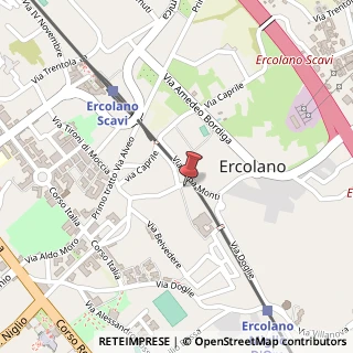 Mappa Via Marconi, 113, 80056 Ercolano, Napoli (Campania)