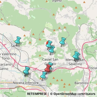 Mappa Via S. Vito, 84088 Siano SA, Italia (4.68333)