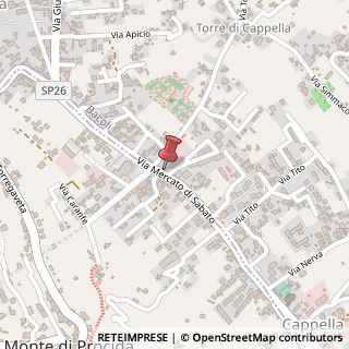 Mappa Via Mercato di Sabato, 58, 80070 Bacoli, Napoli (Campania)