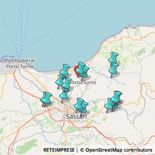 Mappa Porto Torres, 07037 Sorso SS, Italia (7.73563)