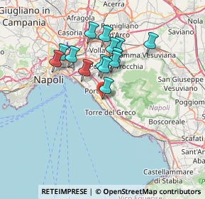 Mappa Piazza Trieste, 80056 Ercolano NA, Italia (6.27357)