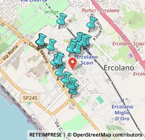 Mappa Piazza Trieste, 80056 Ercolano NA, Italia (0.3645)