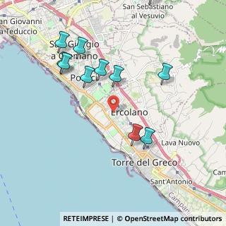 Mappa Piazza Trieste, 80040 Ercolano NA, Italia (2.53833)