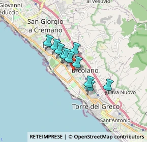 Mappa Piazza Trieste, 80056 Ercolano NA, Italia (1.15273)