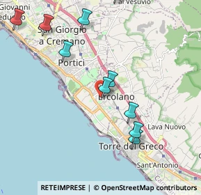Mappa Piazza Trieste, 80056 Ercolano NA, Italia (2.61455)