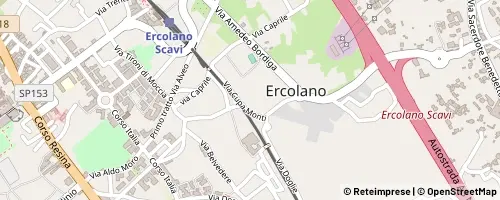 Mappa Ercolano