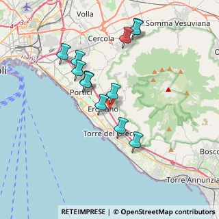 Mappa Traversa Ferrara, 80056 Ercolano NA, Italia (3.72667)