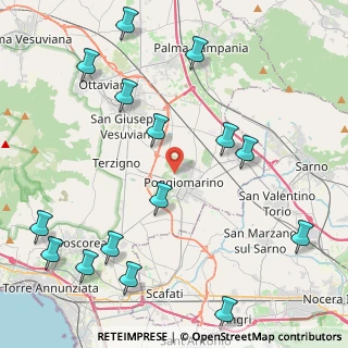 Mappa Via Guadagno, 80040 Poggiomarino NA, Italia (5.92533)