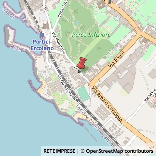 Mappa Via Marittima, 44, 80055 Ercolano, Napoli (Campania)