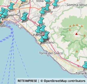 Mappa Via 4 Novembre, 80056 Ercolano NA, Italia (5.7935)