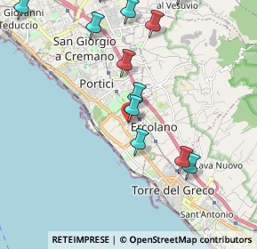 Mappa Via 4 Novembre, 80056 Ercolano NA, Italia (2.52667)