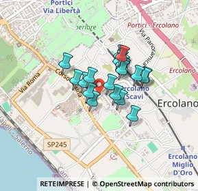 Mappa Via 4 Novembre, 80056 Ercolano NA, Italia (0.2945)