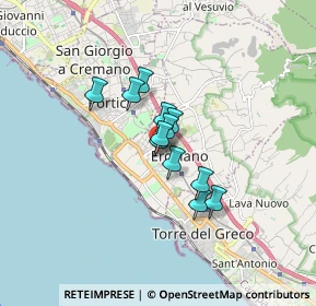 Mappa Via Tironi di Moccia, 80056 Ercolano NA, Italia (1.06)