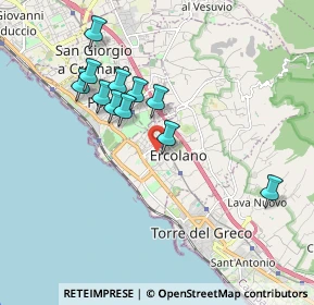 Mappa Via Tironi di Moccia, 80056 Ercolano NA, Italia (1.83091)