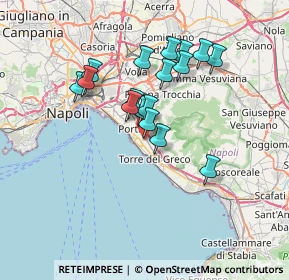 Mappa Via Tironi di Moccia, 80056 Ercolano NA, Italia (6.22235)