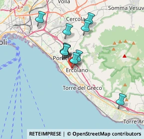 Mappa Via Tironi di Moccia, 80056 Ercolano NA, Italia (3.03727)