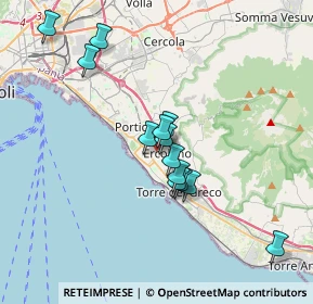 Mappa Via Tironi di Moccia, 80056 Ercolano NA, Italia (3.25154)