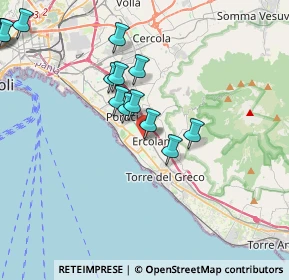 Mappa Via Tironi di Moccia, 80056 Ercolano NA, Italia (4.56929)