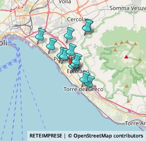 Mappa Via Tironi di Moccia, 80056 Ercolano NA, Italia (2.33846)