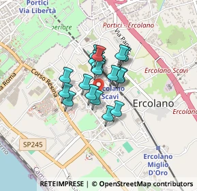 Mappa Via Tironi di Moccia, 80056 Ercolano NA, Italia (0.2685)