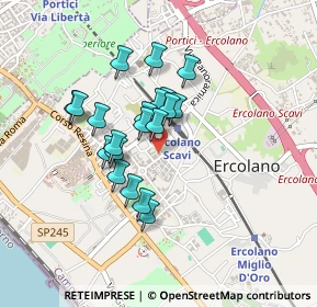 Mappa Via Tironi di Moccia, 80056 Ercolano NA, Italia (0.3605)