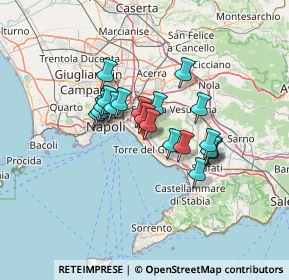 Mappa Via Tironi di Moccia, 80056 Ercolano NA, Italia (10.4395)