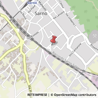 Mappa Via Giuseppe Piani, 27, 84087 Sarno, Salerno (Campania)