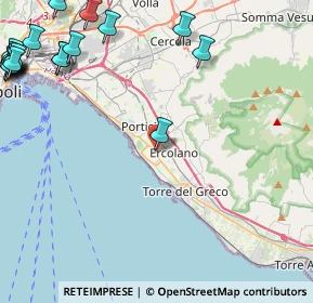 Mappa Via Giardini, 80056 Ercolano NA, Italia (7.534)