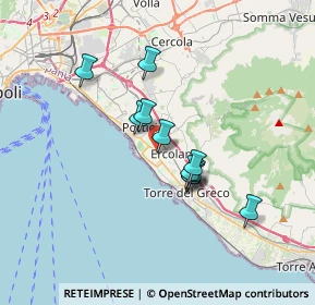 Mappa Via Giardini, 80056 Ercolano NA, Italia (2.83818)