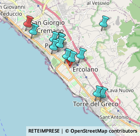 Mappa Via Giardini, 80056 Ercolano NA, Italia (1.72846)