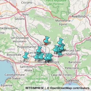 Mappa Via Prima Carrara Castagnitiello, 84087 Sarno SA, Italia (6.41938)