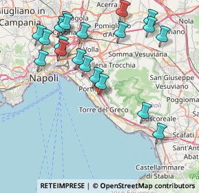Mappa Via Amedeo Bordiga, 80056 Ercolano NA, Italia (9.777)
