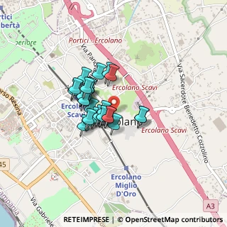 Mappa Via Amedeo Bordiga, 80056 Ercolano NA, Italia (0.28929)