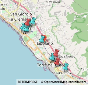 Mappa Via Amedeo Bordiga, 80056 Ercolano NA, Italia (2.11923)