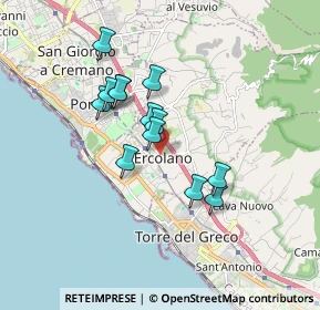 Mappa Via Amedeo Bordiga, 80056 Ercolano NA, Italia (1.49769)