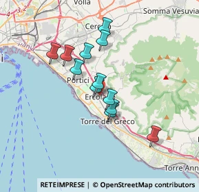 Mappa Via Amedeo Bordiga, 80056 Ercolano NA, Italia (2.98)