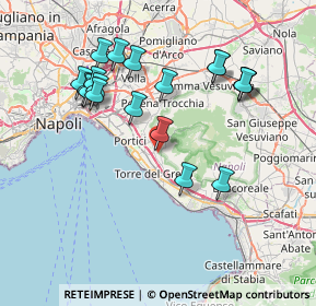 Mappa Contrada Croce dei Monti, 80056 Ercolano NA, Italia (8.16368)