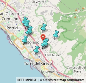 Mappa Contrada Croce dei Monti, 80056 Ercolano NA, Italia (1.38545)