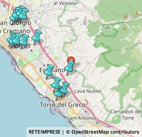 Mappa Contrada Croce dei Monti, 80056 Ercolano NA, Italia (2.94643)