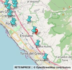 Mappa Contrada Croce dei Monti, 80056 Ercolano NA, Italia (3.17333)