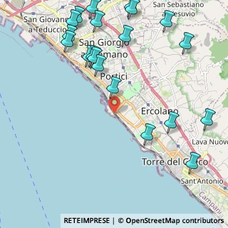 Mappa Via Nuovo, 80055 Portici NA, Italia (2.9925)