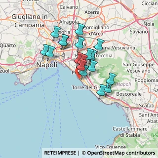 Mappa Via Nuovo, 80055 Portici NA, Italia (5.84389)
