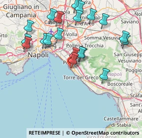 Mappa Via Arturo Consiglio, 80056 Ercolano NA, Italia (9.021)