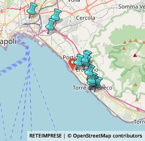 Mappa Via Arturo Consiglio, 80056 Ercolano NA, Italia (3.09667)