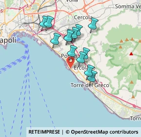 Mappa Via Arturo Consiglio, 80056 Ercolano NA, Italia (3.03769)