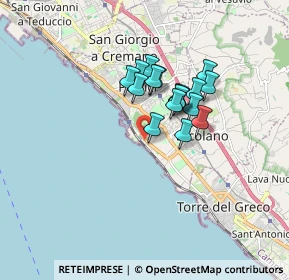 Mappa Via Arturo Consiglio, 80056 Ercolano NA, Italia (1.28706)