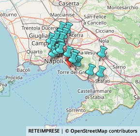 Mappa Via Arturo Consiglio, 80056 Ercolano NA, Italia (9.8355)
